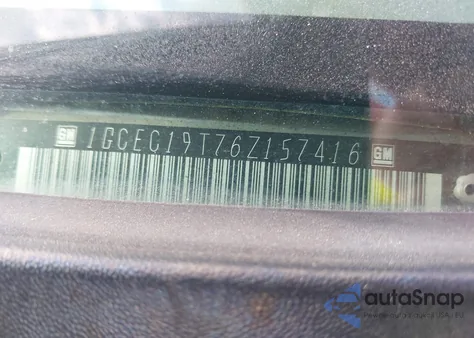 2006 Chevrolet Silverado 1500 Lt1 z USA, uszkodzony, nr VIN 1GCEC19T76Z157416